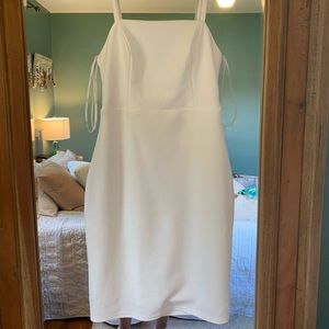Lulus White Open Back Dress